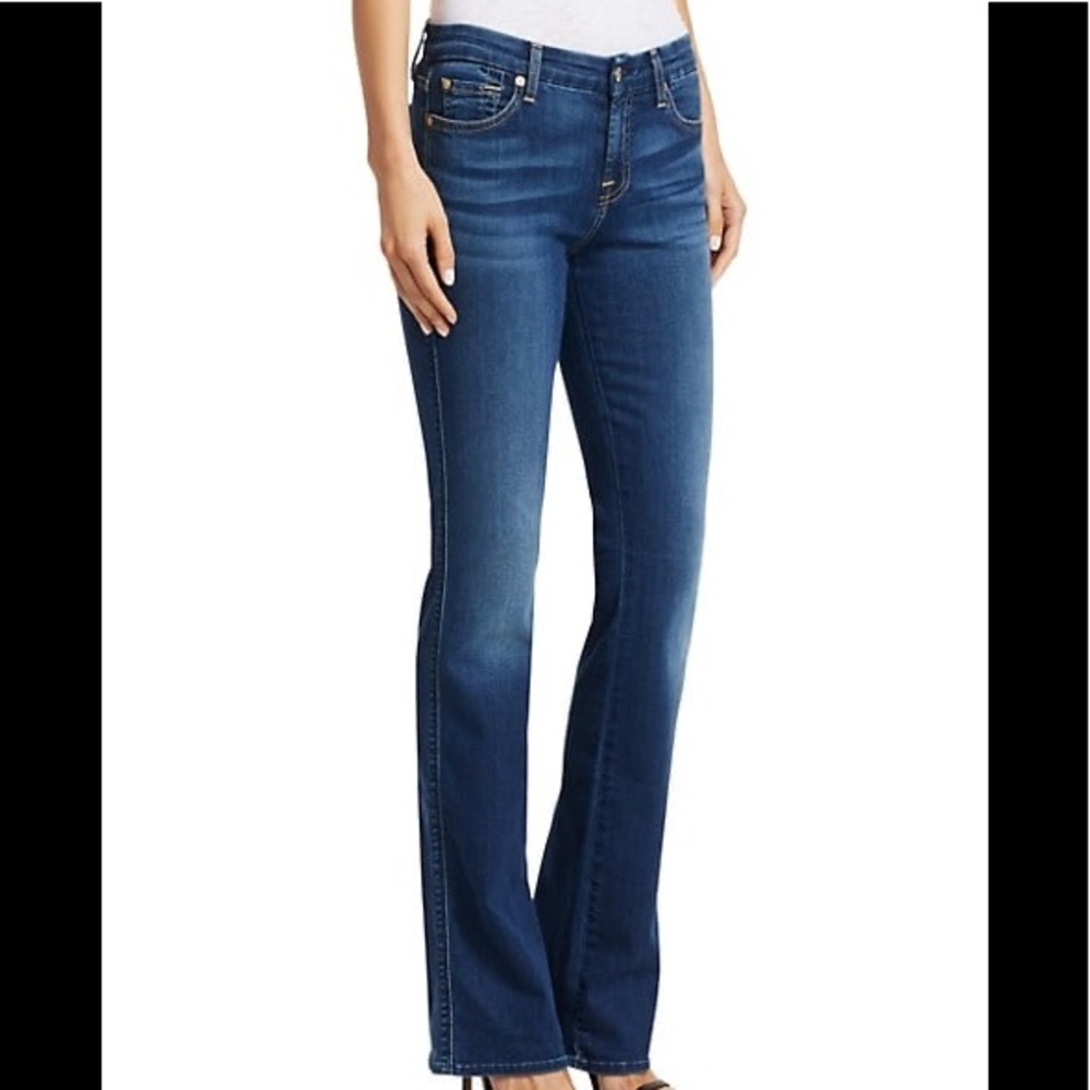 7 for all mankind boot cut woman jeans size 30